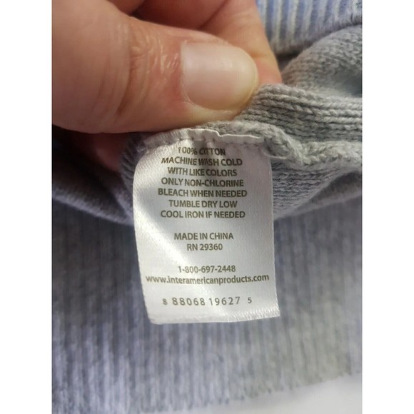 Dip Womens Sweater Top Size Medium Gray Short Sleeve Ribbed Roll Neckline Slit - Picture 10 of 12